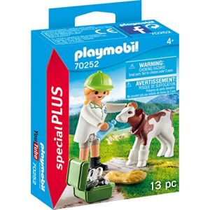 Playmobil Spéciale Plus Vétérinaire et Veau 70252