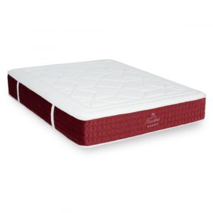 Matelas &agrave; Ressorts ensach&eacute;s et &agrave; M&eacute;moire de forme 180x200