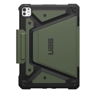 UAG Étui à rabat pour tablette - robuste - polyuréthane (PU) - olive - pour Apple 11-inch iPad Pro (M4)