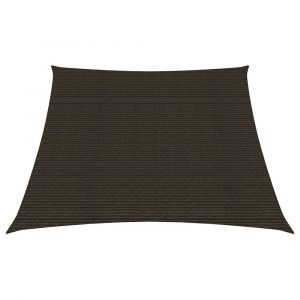 Voile toile d'ombrage parasol 160 g/m² PEHD 4/5 x 3 m marron 02_0009163