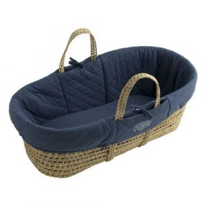 Sauthon Baby déco - Couffin et son habillage Petit Nuage - Bleu