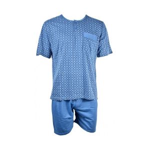 Pyjama Court Homme Eco Homewear 2863 Bleu