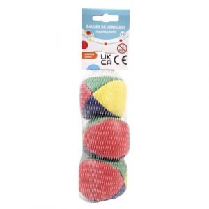 FLYPOP'S - Balles À Jongler - Cirque - 045852 - Multicolore - Jeu d'Adresse - Jouet Enfant - Cirque - Jongle - Cadeau - Divertissement - Anniversaire - 6 cm x 6 cm - À Partir de 6 Ans