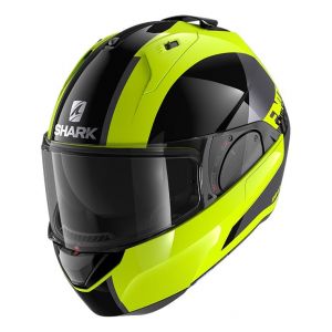 Shark Casque modulable EVO ES Endless jaune fluo/noir/argent - XS