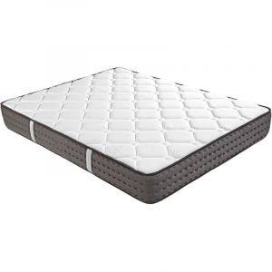 Matelas réversible LUNA en mousse 3D face été/ hiver, mémoire de forme, indépendance du couchage - 140 X 190 X 20 cm - VISIODIRECT -