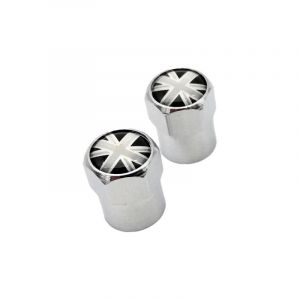 Brazoline Paire de bouchons de valve moto British