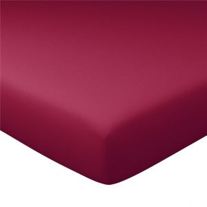 Drap housse Polycoton Rose Indien