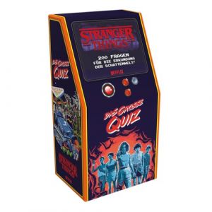 Larousse Stranger Things : Le Grand Quiz, Jeu de Famille, Jeu de Quiz, 2-8 Joueurs, à partir de 14 Ans, Allemand Multicolor