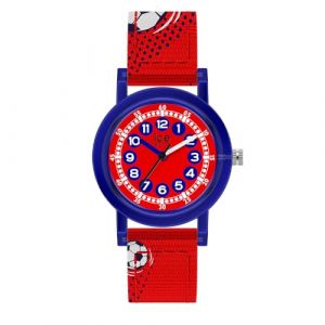 ICE-WATCH - Ice Learning Red Football - Montre Rouge pour garçon avec Bracelet en Nylon - 024502 (Extra Small)