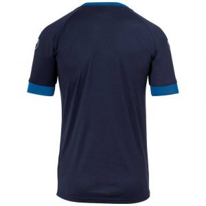 Uhlsport T-Shirts Division Ii - Navy / Azure Blue - Taille XXL