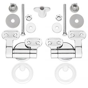 Cornat Kit de fixation pour abattant WC en acrylique avec système d`abaissement automatique - TEC364980