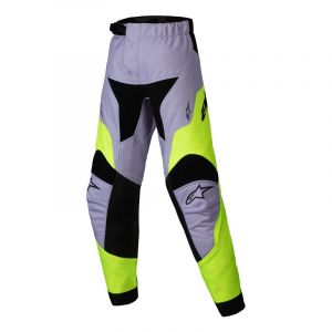 Alpinestars Pantalon cross enfant Kids Racer Veil gray/yellow fluo- US