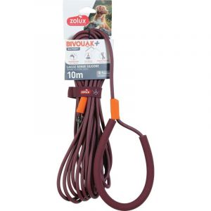 Zolux Longe Ronde En Silicone Rouge Bivouak 5 M 10 M