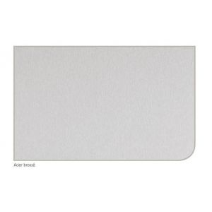 AKW International Panneau mural Acier brossé 2420x600mm INTERNATIONAL