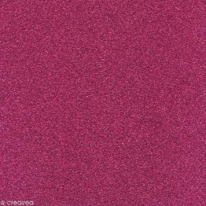 Rayher Papier Paillettes Rose Oeillet Scrapbooking 30,5 x 30,5 cm