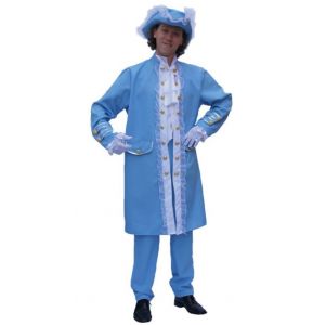 Deguisement marquis bleu taille 54 - bourgeois - costume homme - panoplie adulte