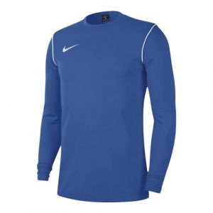 Nike M NK DF Park20 Crew Top R Haut à Manches Longues, Bleu Roi/Blanc, XL Homme