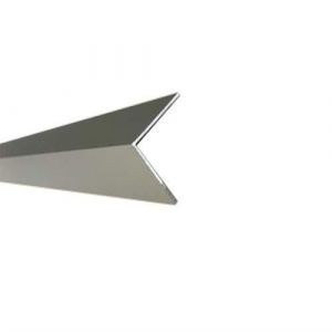 Homewell - Cornière en aluminium 40mm x40mm x1.4mm, lg 1000mm (Anodisé argent)