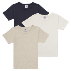 Petit Bateau T-shirt enfant 3 TEE SHIRTS MC Multicolore - Taille 5 ans