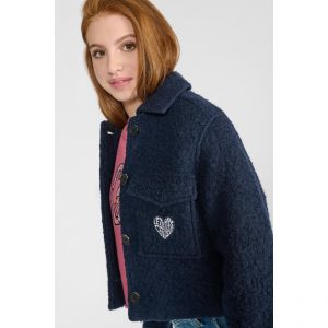 Le Temps des Cerises Veste TEMPS DES CERISES - Veste molletonnée - marine