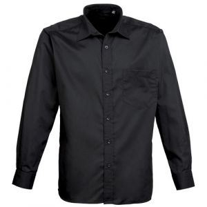 Premier Chemise à manches longues - Homme (40/42 FR) (Noir) - UTRW1081