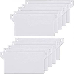 10pcs Plaque de Lestage Store Californien Poids Lest Stores Verticaux Plaque Lestage Store Lamelle Verticale 127mm Pièce Rechange Blanche