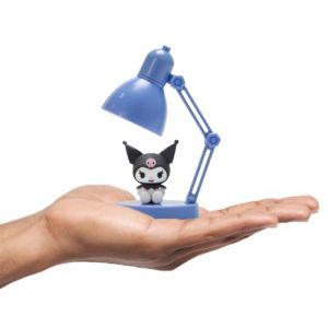 Bluesky Hello kitty mini lampe avec figurine de jouet, décoration de bureau kawaii, joli cadeau de collection - kuromi