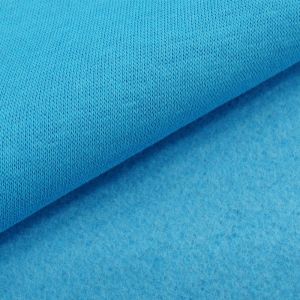 Craftine Tissu Molleton Sweat uni Bleu turquoise