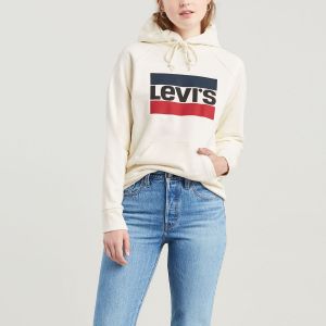 Levi's Graphic Sport sweat à capuche Femmes marshmallow T. S