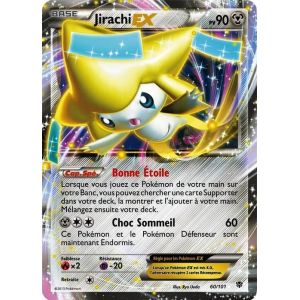 Asmodée Jirachi-Ex - Carte Pokémon 060/101 série BW Explosion Plasma