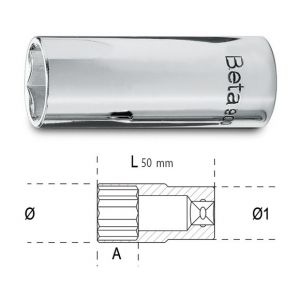 Beta DOUILLE 6 PANS LONGUE 1/4 900L/8 009000187