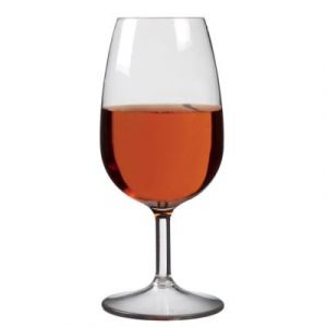 Verre à vin à pied 20 cl en copolyester transparent - Lot de 12