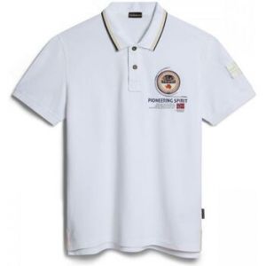 Napapijri Polo Gandy manche courte blanc pur - M