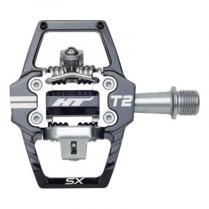 HT Components Pédales automatiques BMX T2 SX aluminium noir/argent