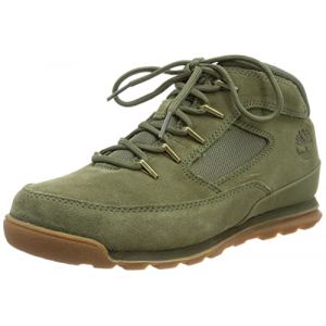 Timberland Homme Euro Rock Heritage L/F Botte Tendance, Daim Vert foncé, 44.5 EU