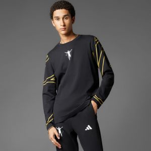 Adidas Crewneck Manches Longues Jude Bellingham - Noir, pointure Medium - ['Noir'] - Taille Medium