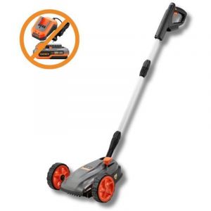 Fuxtec Tondeuse batterie FX-E1RMEH20 – 20 V, 22 cm de coupe, 300W, 3 hauteurs réglables, légère et maniable, sans batterie ni chargeur