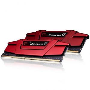 G.Skill F4-2400C15D-8GVR - Barrettes mémoire Ripjaws V Red DDR4 2 x 4 Go 2400 MHz CAS15