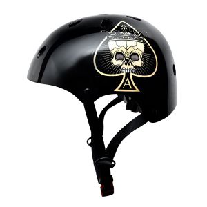 Capital Sports Casque De V&eacute;lo Et De Skate - Skullcap By - Coque Int&eacute;rieure Absorbant Les Chocs - Taille S - Ace