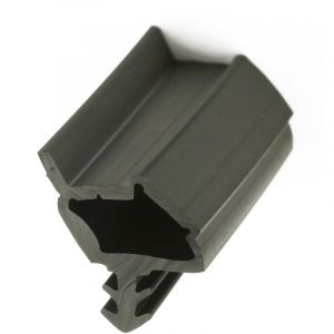 Kiso Joint de porte intérieure sur dormant en PVC - Rainure 4 mm - Rouleaux 100 m - Noir - S 7210 NOIR