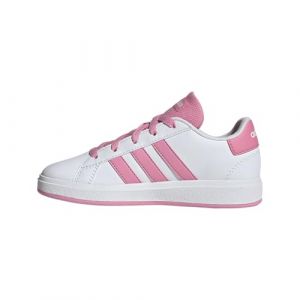 Adidas Chaussures Grand Court 2.0 blanc pur rose clair enfant - 35