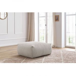 Bobochic Fauteuil & pouf Pouf carré voltaire Beige