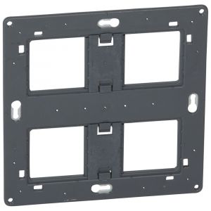 Legrand Support grand format Batibox pour Mosaic 2x2 postes 2x4/5 modules