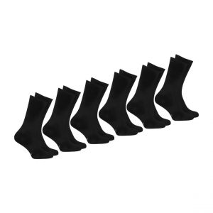 Athena Lot de 6 mi-chaussettes homme My Petit Prix noir