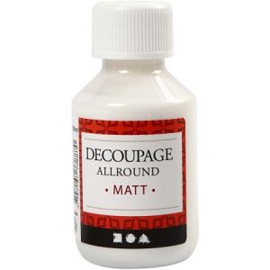 Creotime Vernis de découpage à la colle mat 100 ml