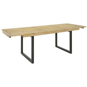 Table de salle à manger extensible en bois recyclé 180-240 cm auckland