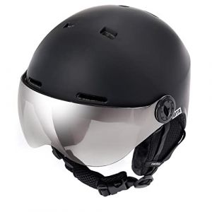 Meteor Casque de Ski avec Visi&egrave;re Int&eacute;gr&eacute;e - pour Hommes Femmes et Jeunesse - Helmet Snowboard Professionnel de Sports de Neige