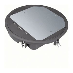 Hager Bo&icirc;te de sol ronde 24 modules diam 325mm encastrement diam 306mm noire (VR12059005)