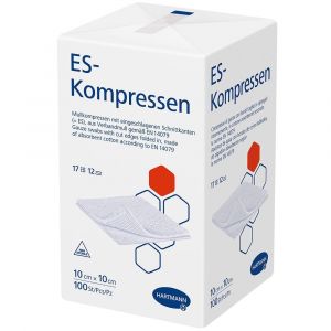 Hartmann ES-Kompressen unsteril 12fach 10 x 10 cm