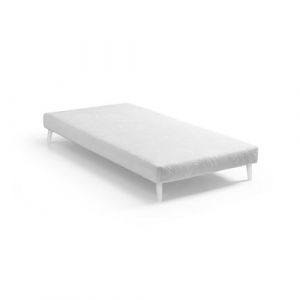 Camif Edition Sommier et pieds Zohra et Raphaël 80 x 200 cm Blanc